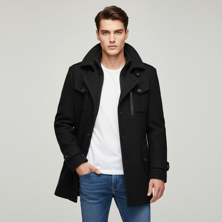 B Unique Fashions Winter Coat with Wool Blend-B Unique Fashions