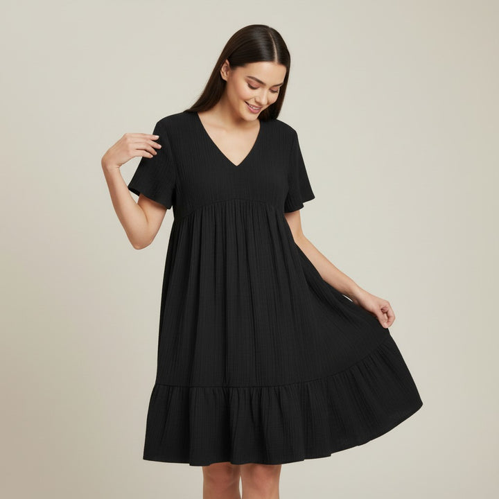 B Unique Fashions Women’s Autumn Casual Dress-B Unique Fashions