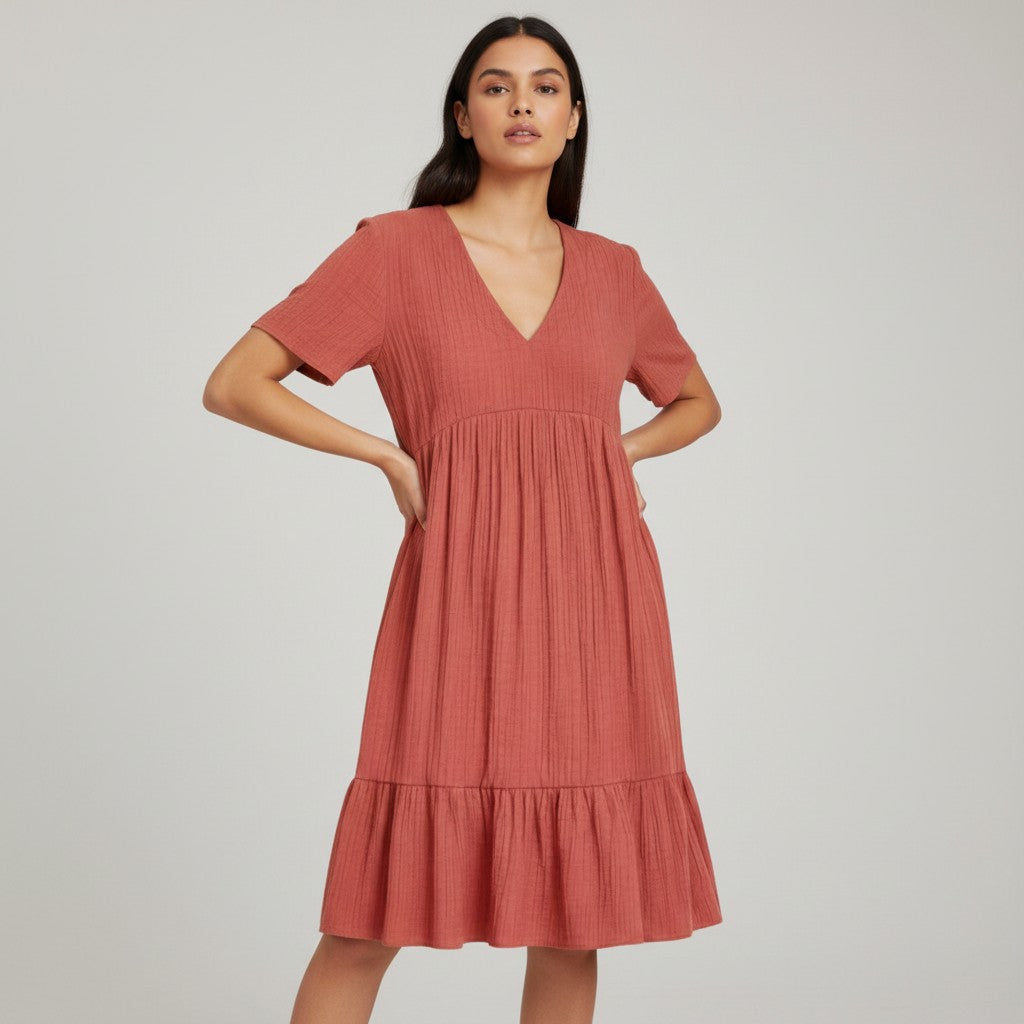 B Unique Fashions Women’s Autumn Casual Dress-B Unique Fashions