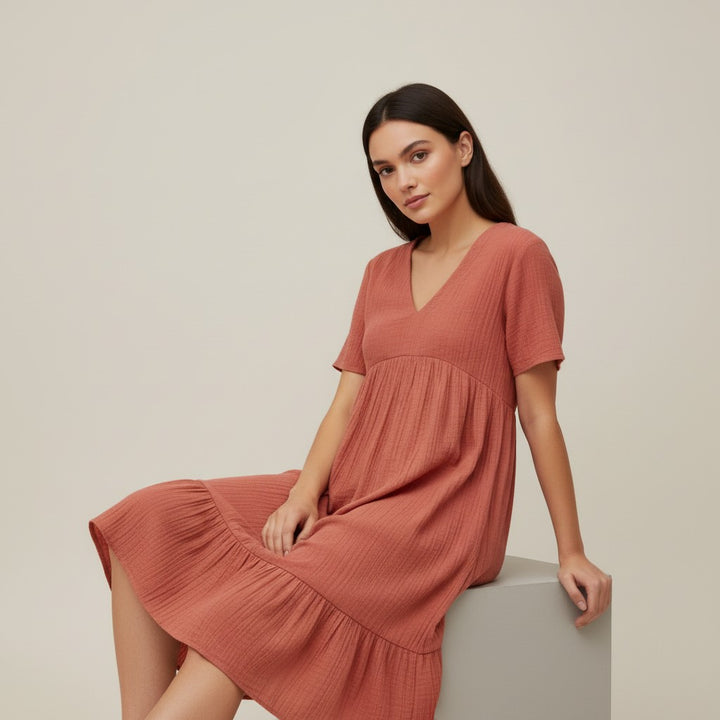 B Unique Fashions Women’s Autumn Casual Dress-B Unique Fashions