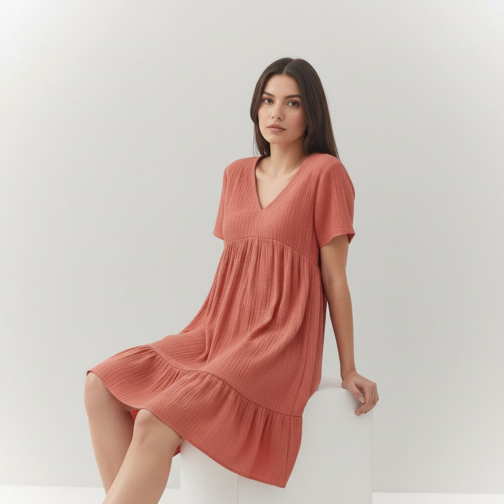 B Unique Fashions Women’s Autumn Casual Dress-B Unique Fashions