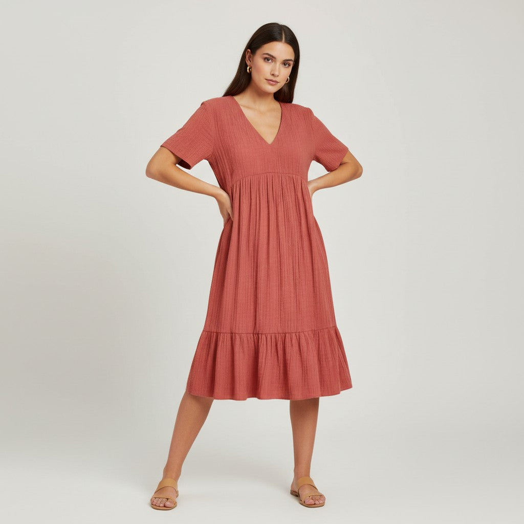 B Unique Fashions Women’s Autumn Casual Dress-B Unique Fashions