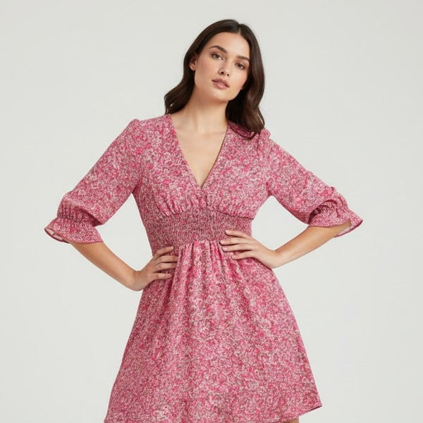 B Unique Fashions Women's Autumn Mini Dress-B Unique Fashions