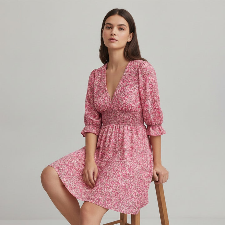 B Unique Fashions Women's Autumn Mini Dress-B Unique Fashions