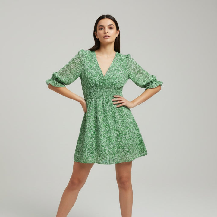 B Unique Fashions Women's Autumn Mini Dress-B Unique Fashions