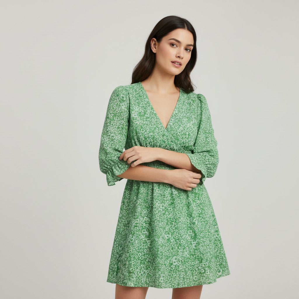 B Unique Fashions Women's Autumn Mini Dress-B Unique Fashions