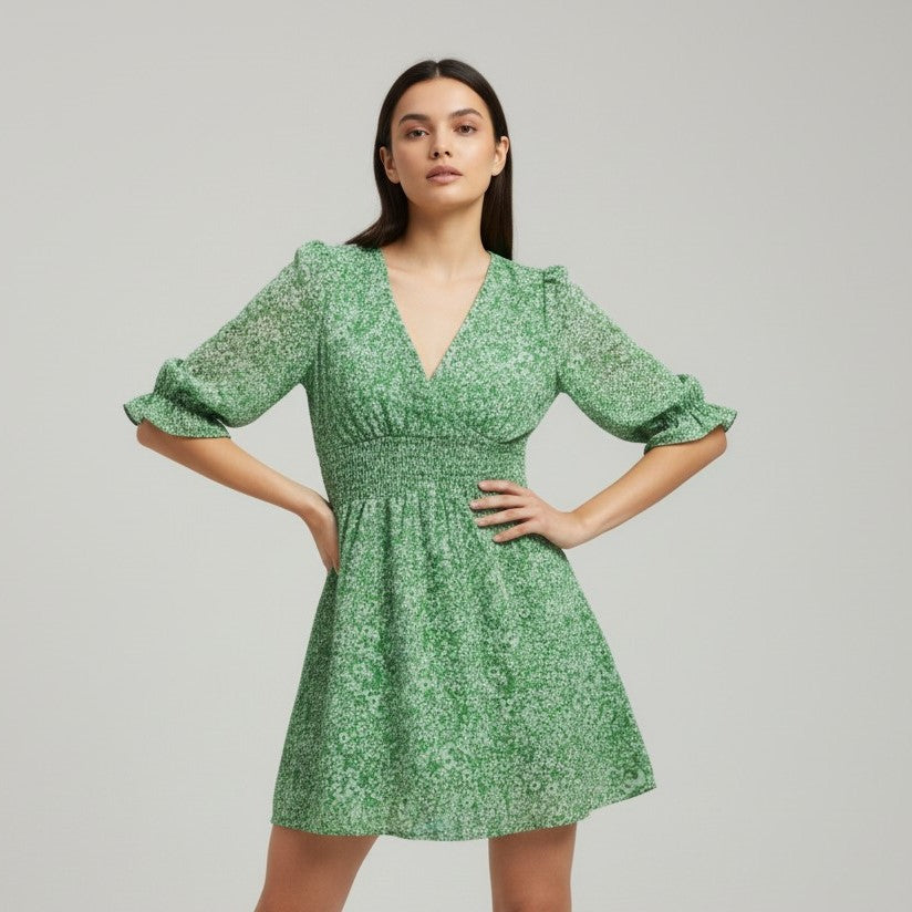 B Unique Fashions Women's Autumn Mini Dress-B Unique Fashions