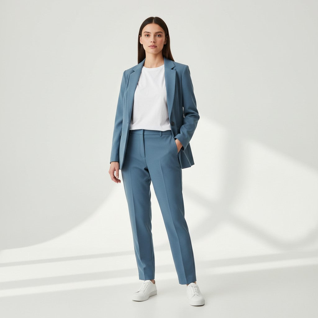 B Unique Fashions Women’s Blazer and Pants Business Suit Set-B Unique Fashions