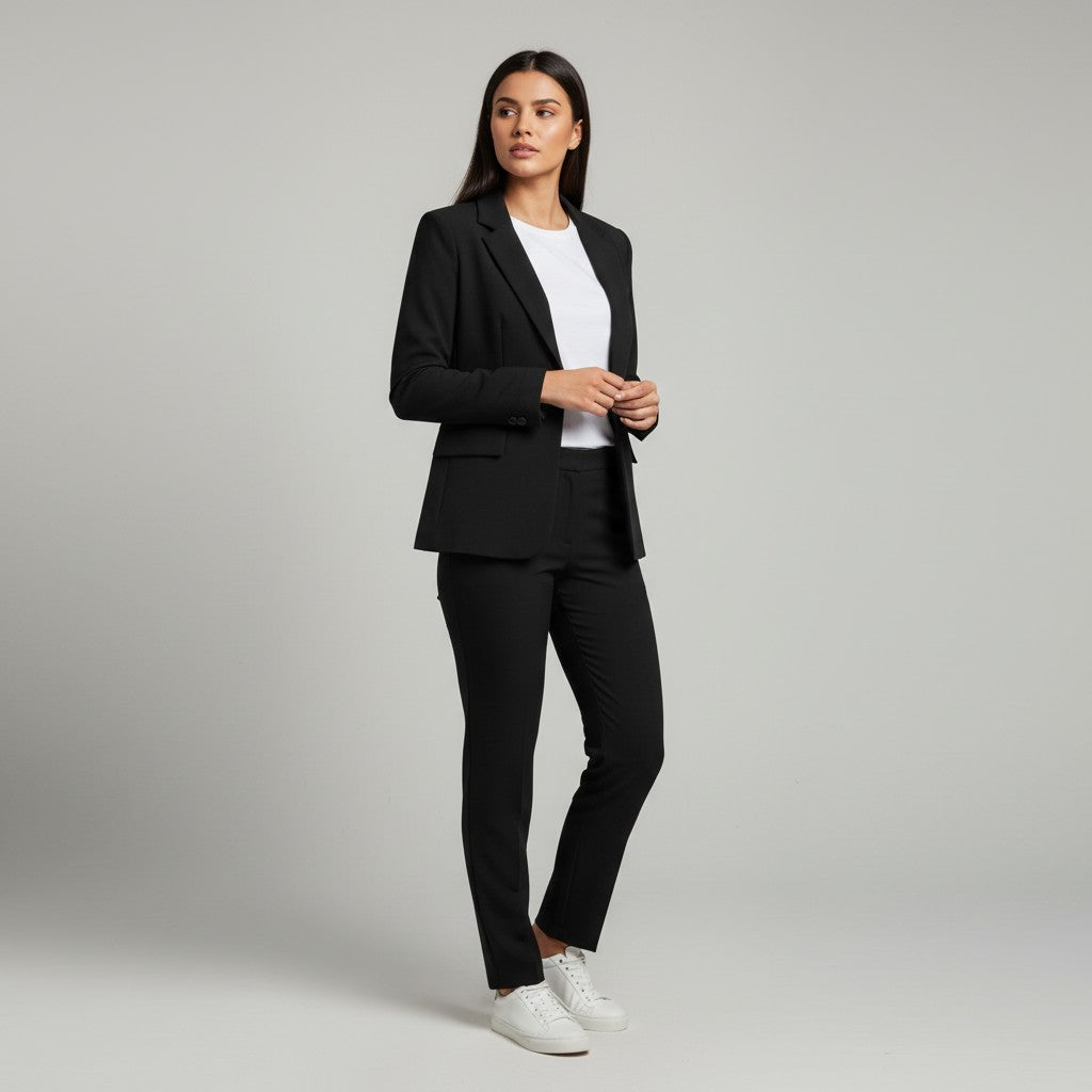 B Unique Fashions Women’s Blazer and Pants Business Suit Set-B Unique Fashions
