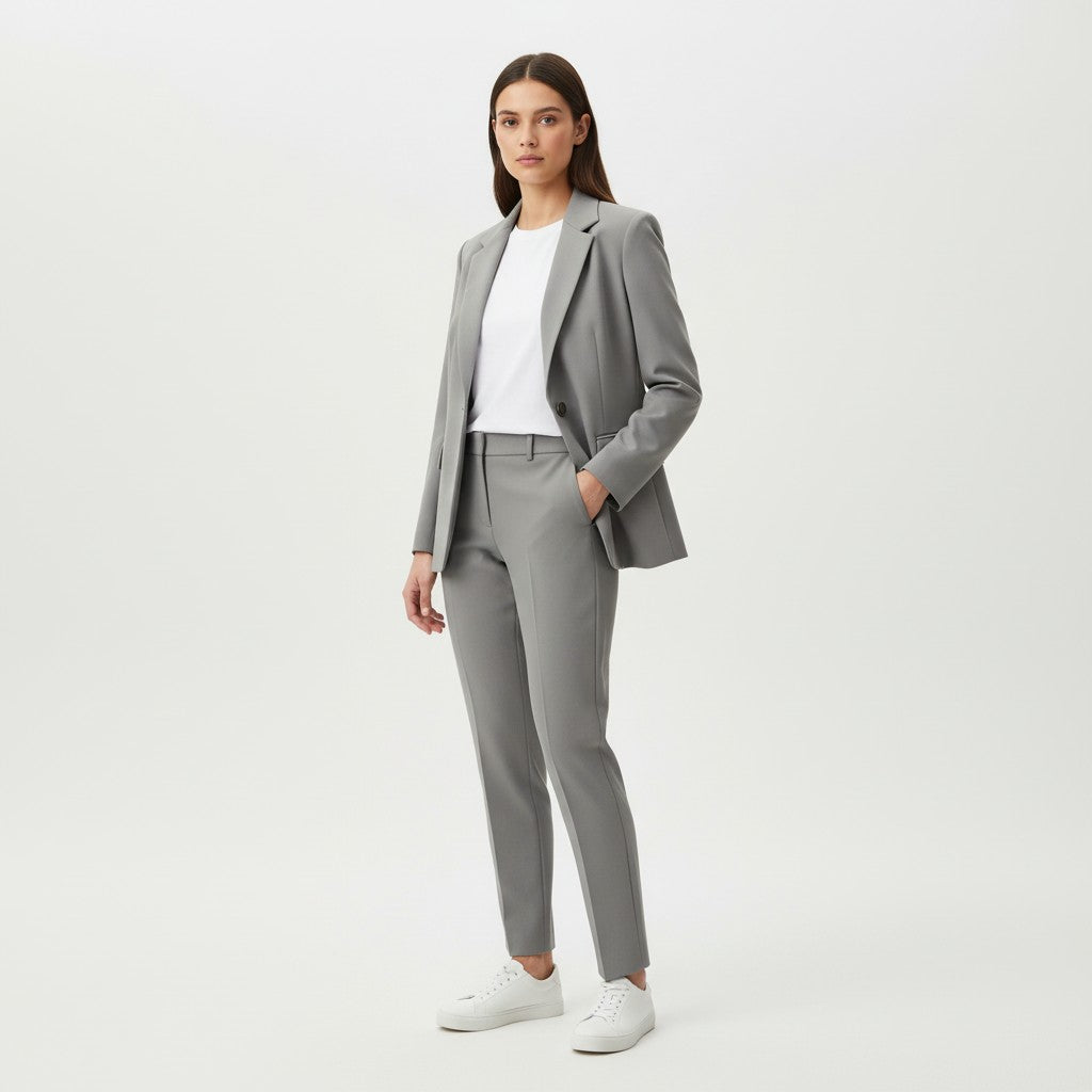 B Unique Fashions Women’s Blazer and Pants Business Suit Set-B Unique Fashions