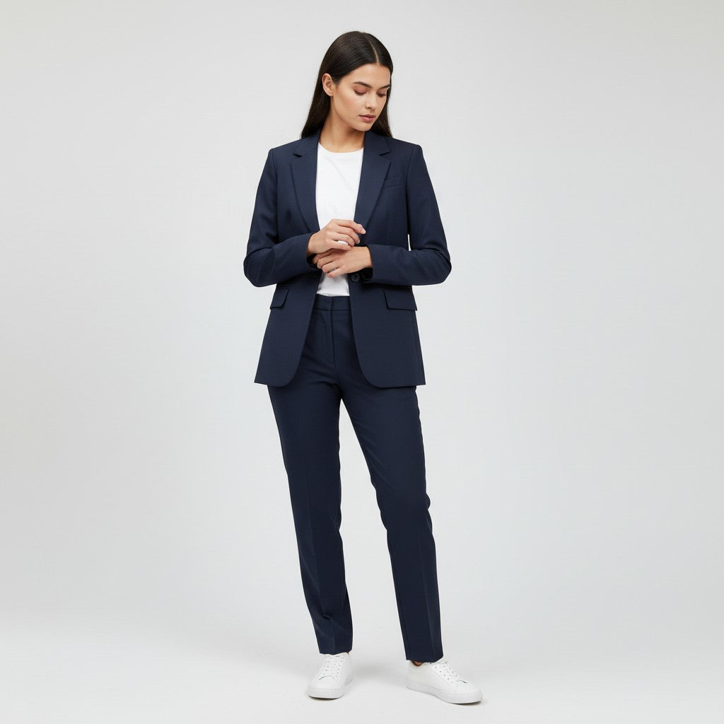 B Unique Fashions Women’s Blazer and Pants Business Suit Set-B Unique Fashions