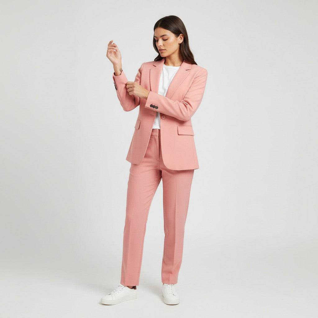 B Unique Fashions Women’s Blazer and Pants Business Suit Set-B Unique Fashions