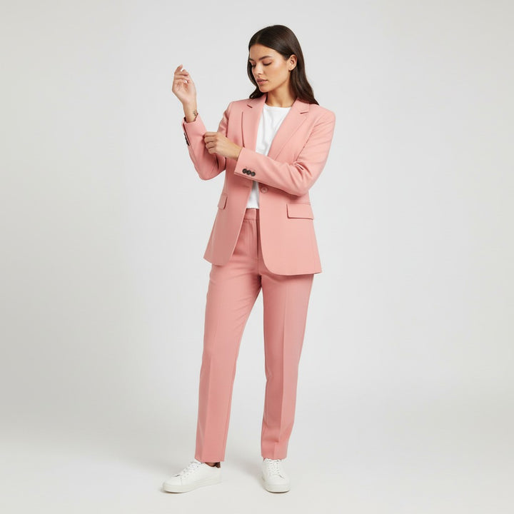 B Unique Fashions Women’s Blazer and Pants Business Suit Set-B Unique Fashions