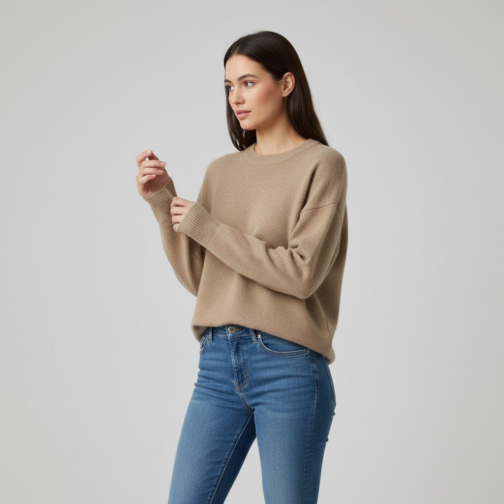 B Unique Fashions Women’s Cashmere Blend Sweater-B Unique Fashions