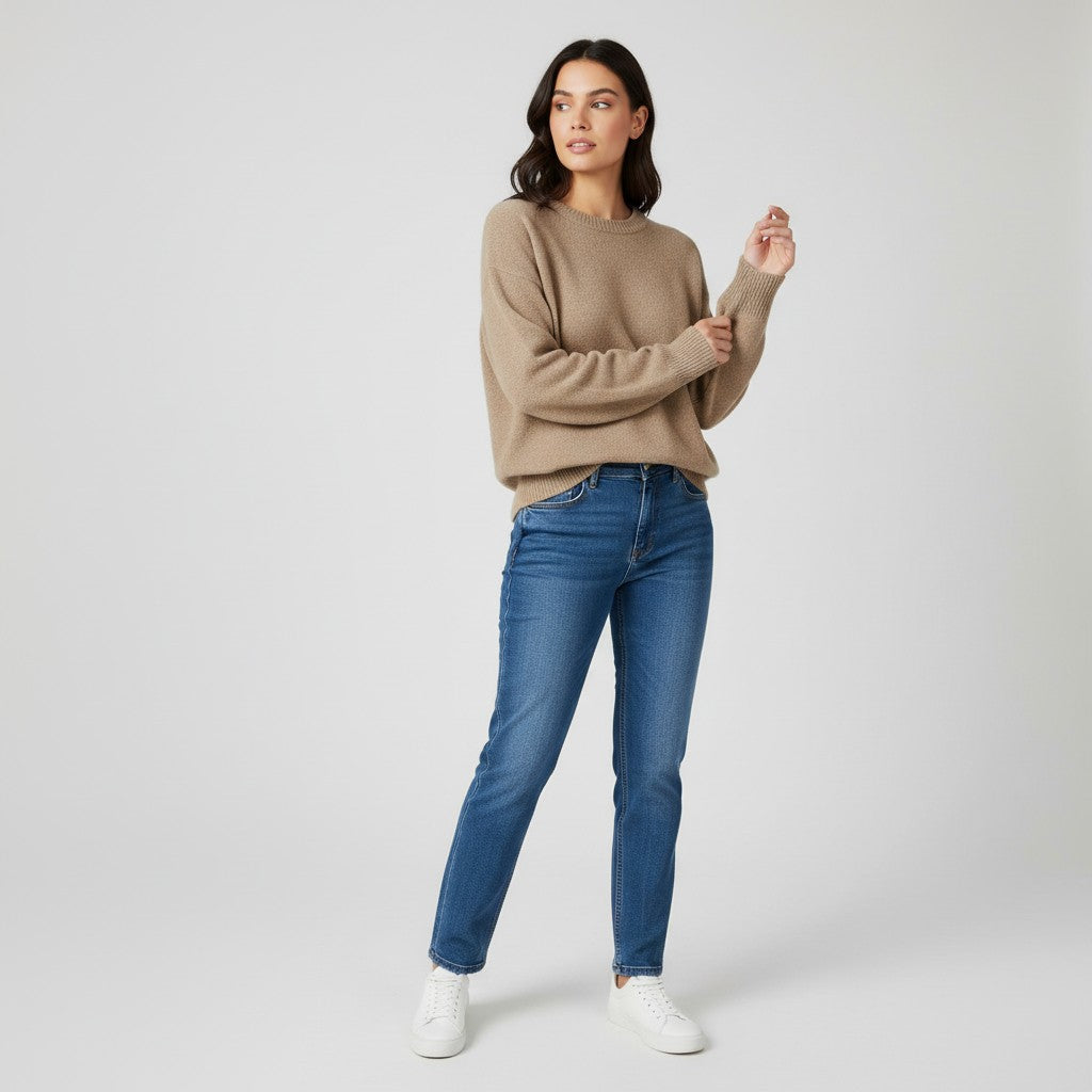 B Unique Fashions Women’s Cashmere Blend Sweater-B Unique Fashions