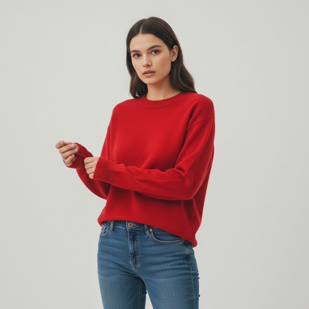 B Unique Fashions Women’s Cashmere Blend Sweater-B Unique Fashions