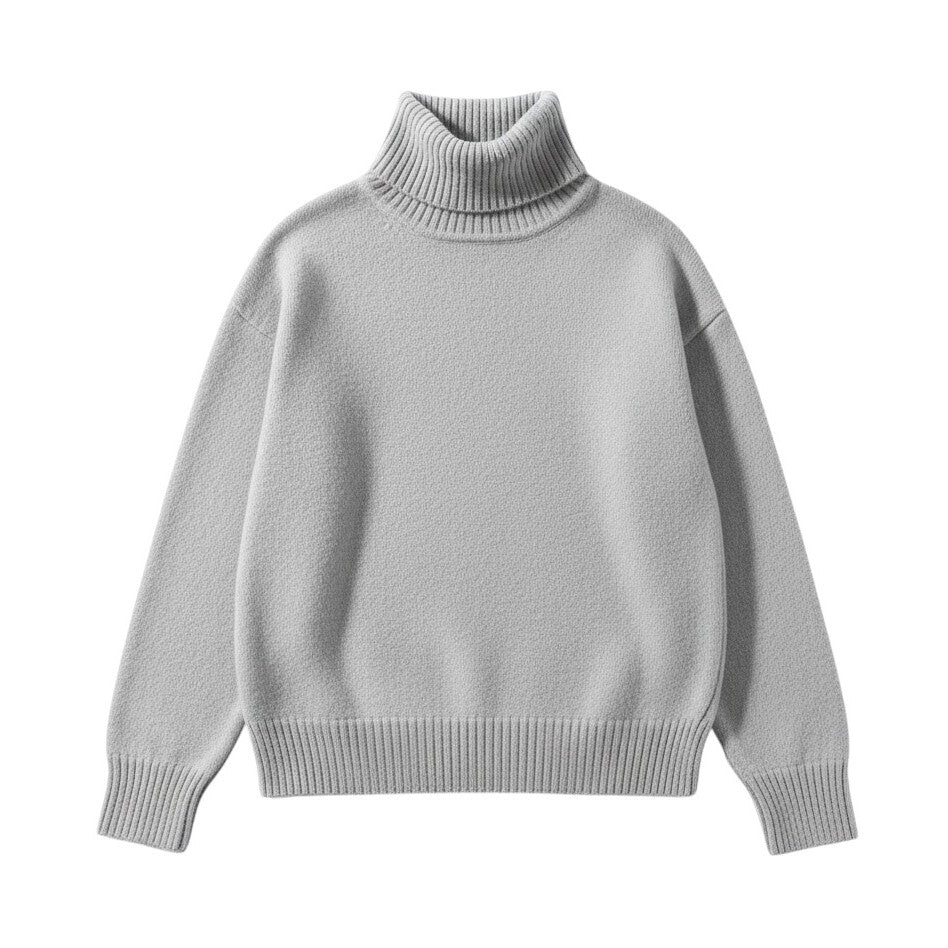 B Unique Fashions Women’s Cashmere Turtleneck Sweater-B Unique Fashions