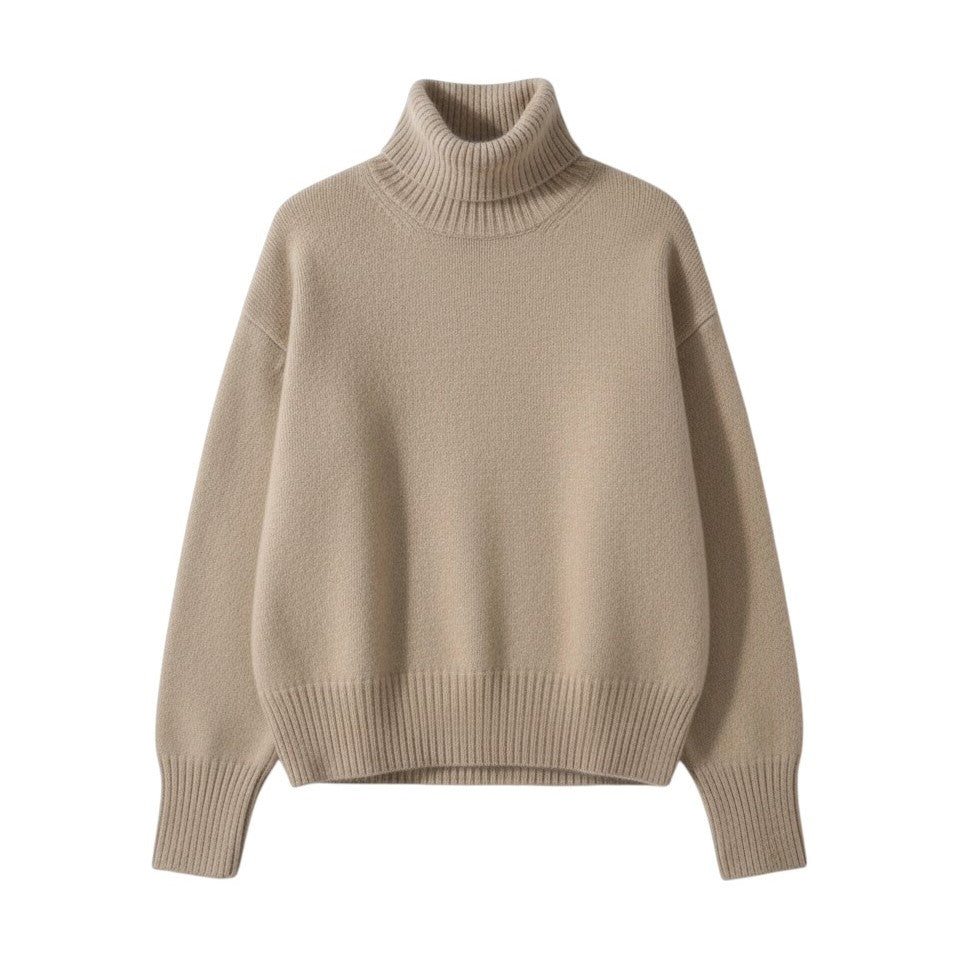 B Unique Fashions Women’s Cashmere Turtleneck Sweater-B Unique Fashions