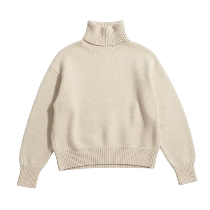 B Unique Fashions Women’s Cashmere Turtleneck Sweater-B Unique Fashions