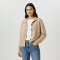 B Unique Fashions Women’s Cashmere Wool Vest with Collar and Buttons-B Unique Fashions