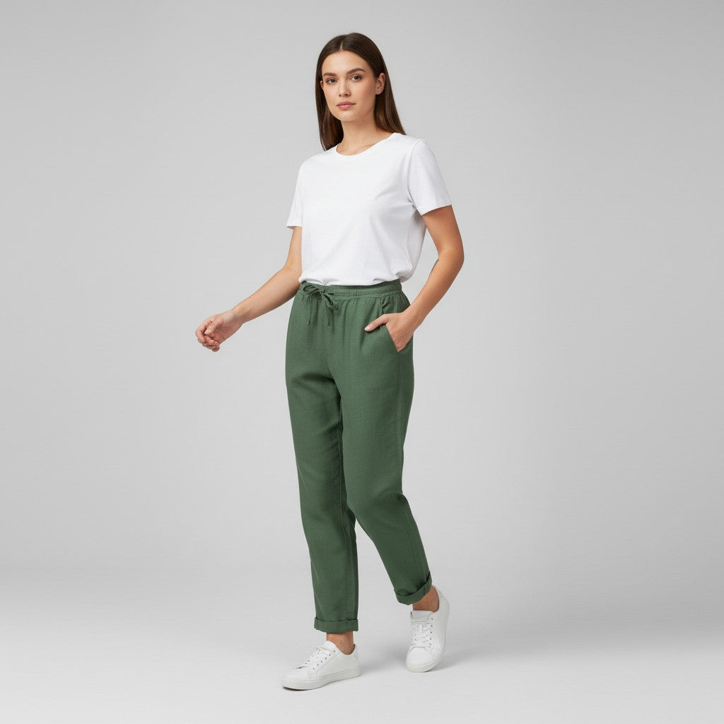 B Unique Fashions Women's Comfortable Autumn Drawstring Pants-B Unique Fashions