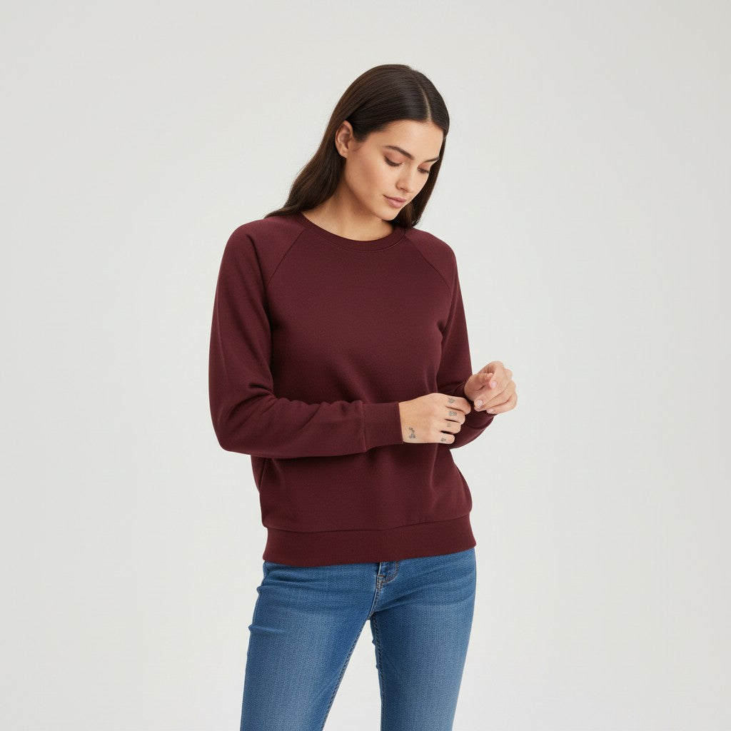 B Unique Fashions Women’s Cotton Sweatshirt-B Unique Fashions