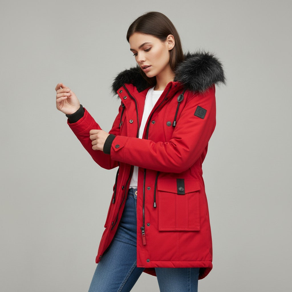 B Unique Fashions Women’s Extra Warm Winter Jacket-B Unique Fashions