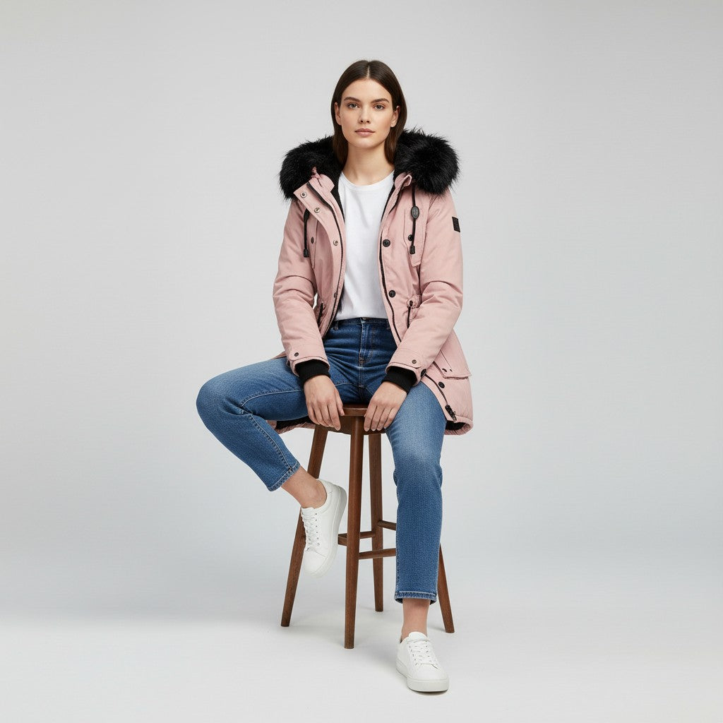 B Unique Fashions Women’s Extra Warm Winter Jacket-B Unique Fashions