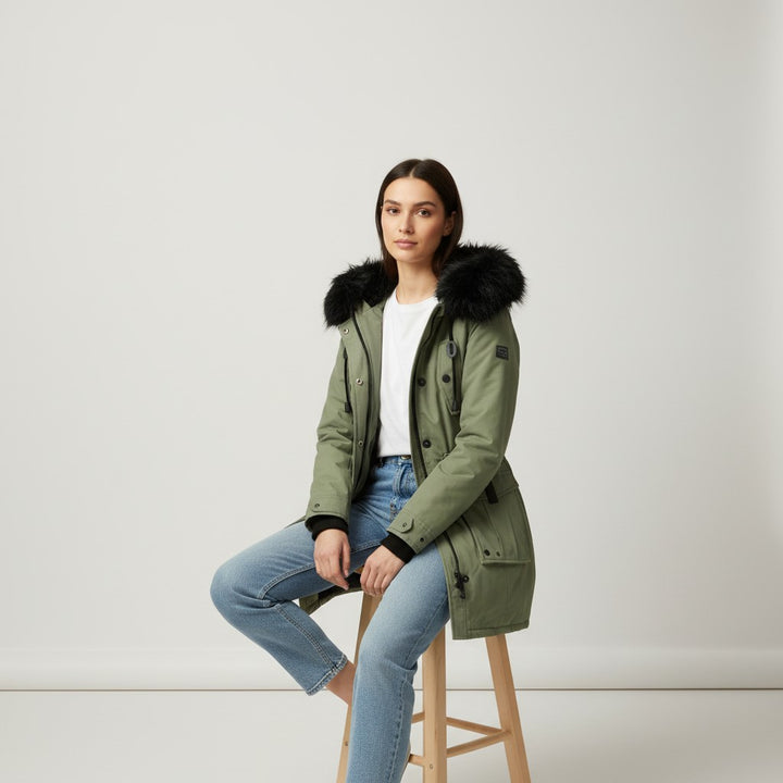 B Unique Fashions Women’s Extra Warm Winter Jacket-B Unique Fashions