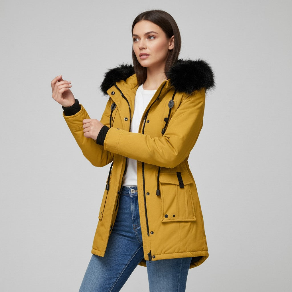 B Unique Fashions Women’s Extra Warm Winter Jacket-B Unique Fashions