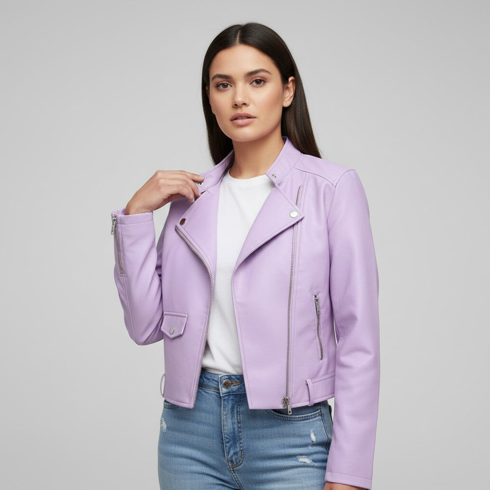 B Unique Fashions Women’s Genuine Leather Jacket-B Unique Fashions