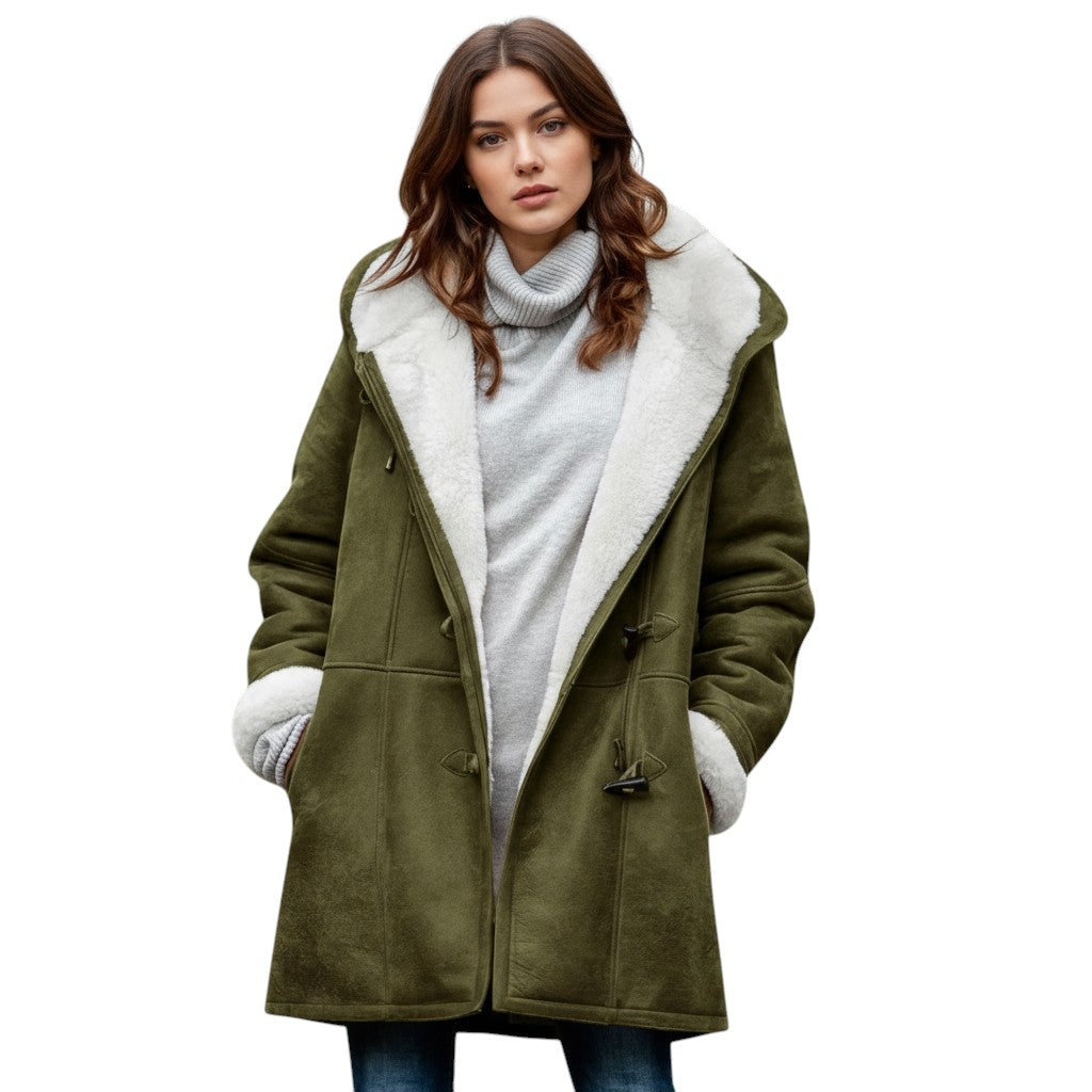 B Unique Fashions - Women's Hooded Coat-STYLAAR-B Unique Fashions