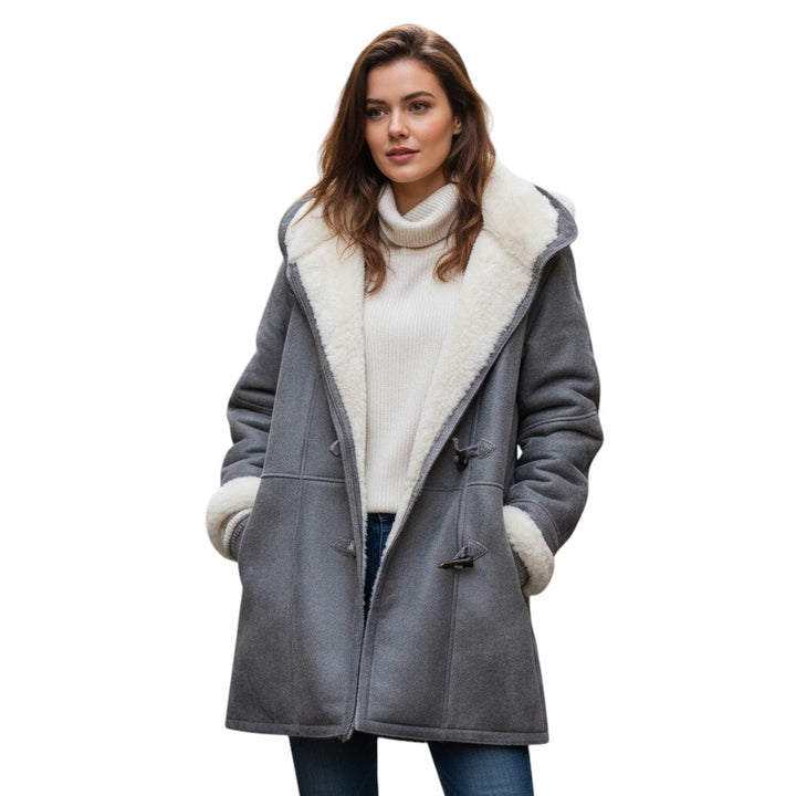 B Unique Fashions - Women's Hooded Coat-STYLAAR-B Unique Fashions