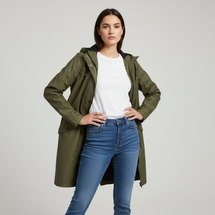 B Unique Fashions Women’s Lightweight Autumn Raincoat