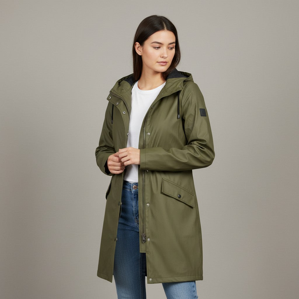 B Unique Fashions Women’s Lightweight Autumn Raincoat