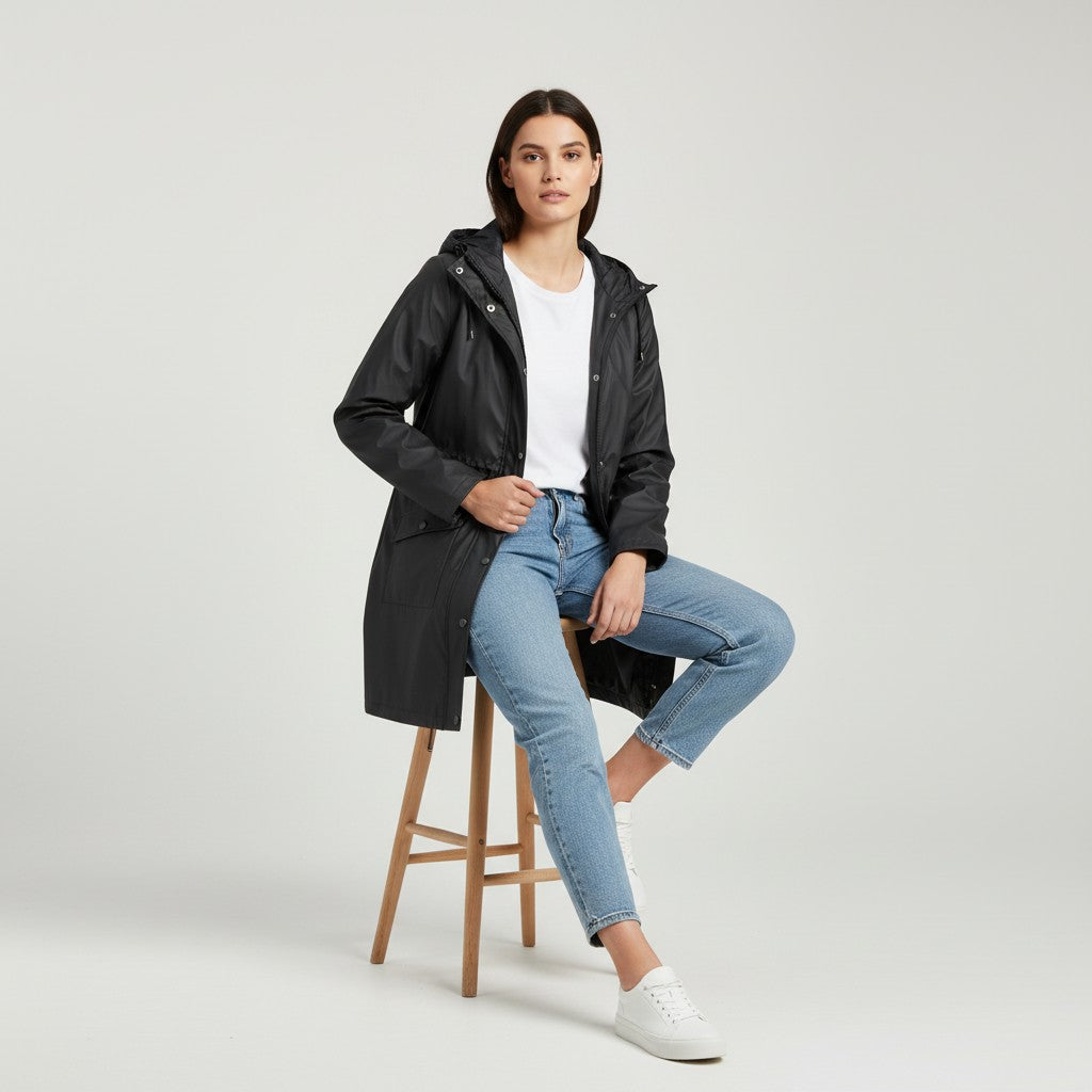 B Unique Fashions Women’s Lightweight Autumn Raincoat