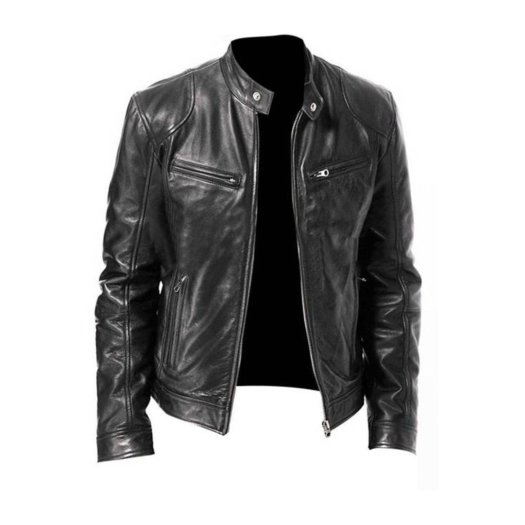 B Unique Fashions Women's PU Leather Autumn Jacket-B Unique Fashions