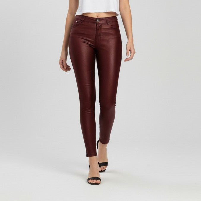B Unique Fashions Women’s PU Leather Autumn Pants-B Unique Fashions