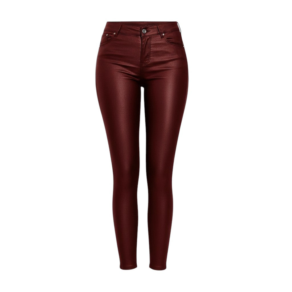 B Unique Fashions Women’s PU Leather Autumn Pants-B Unique Fashions
