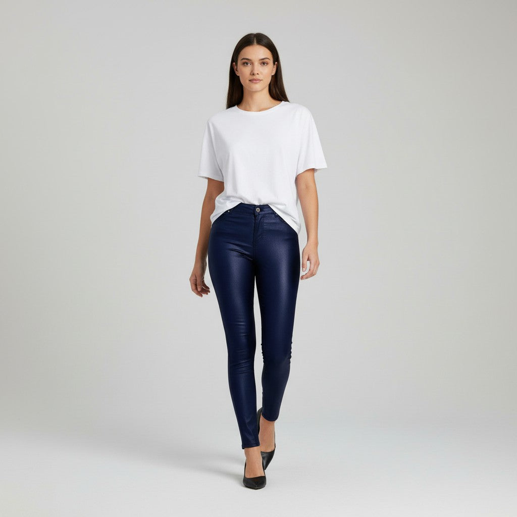 B Unique Fashions Women’s PU Leather Autumn Pants-B Unique Fashions