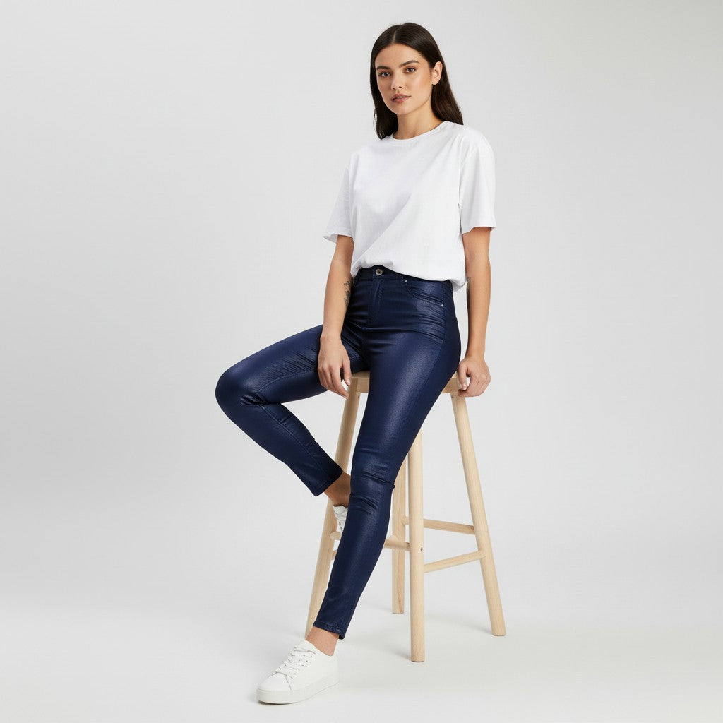 B Unique Fashions Women’s PU Leather Autumn Pants-B Unique Fashions