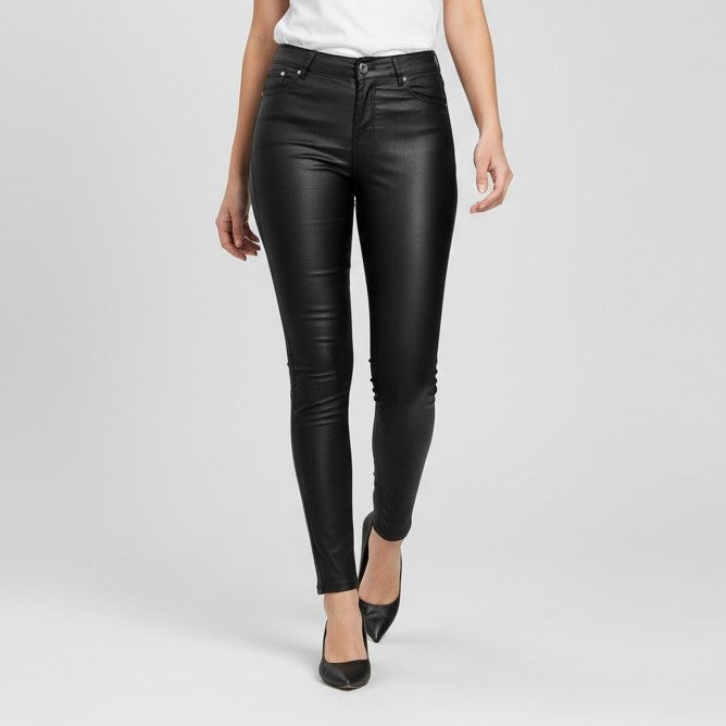 B Unique Fashions Women’s PU Leather Autumn Pants-B Unique Fashions