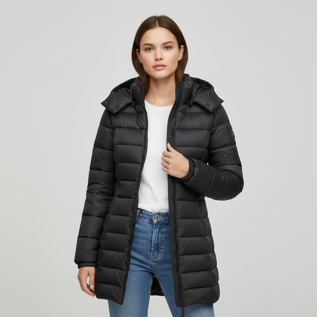 B Unique Fashions Women’s Warm Puffer Down Jacket-B Unique Fashions