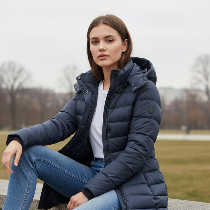 B Unique Fashions Women’s Warm Puffer Down Jacket-B Unique Fashions