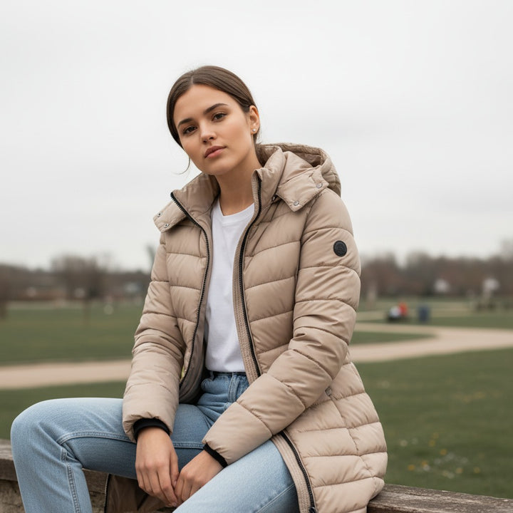 B Unique Fashions Women’s Warm Puffer Down Jacket-B Unique Fashions