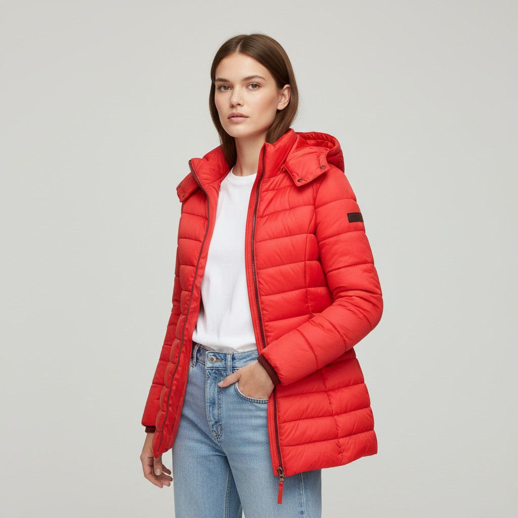 B Unique Fashions Women’s Warm Puffer Down Jacket-B Unique Fashions