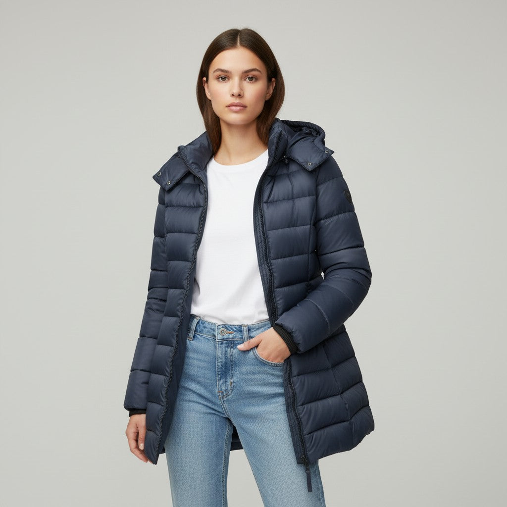 B Unique Fashions Women’s Warm Puffer Down Jacket-B Unique Fashions