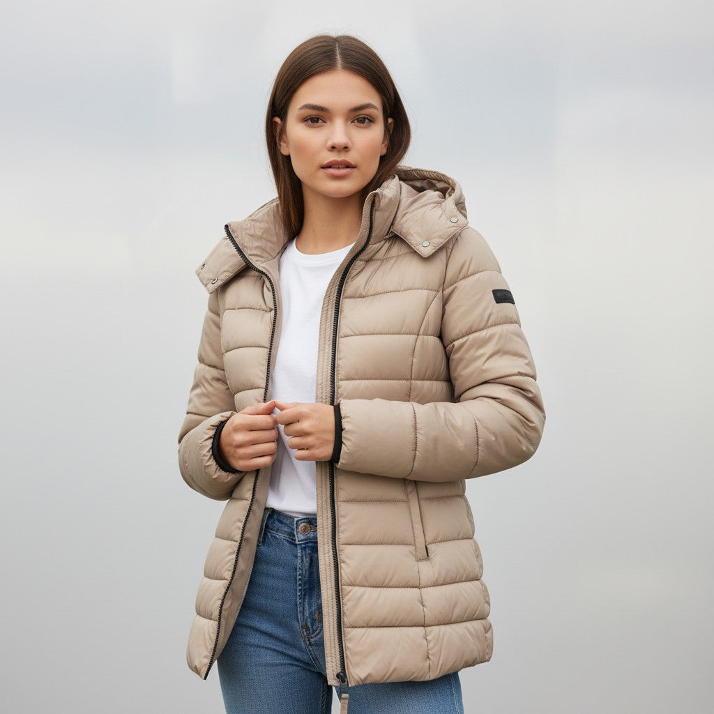 B Unique Fashions Women’s Warm Puffer Down Jacket-B Unique Fashions