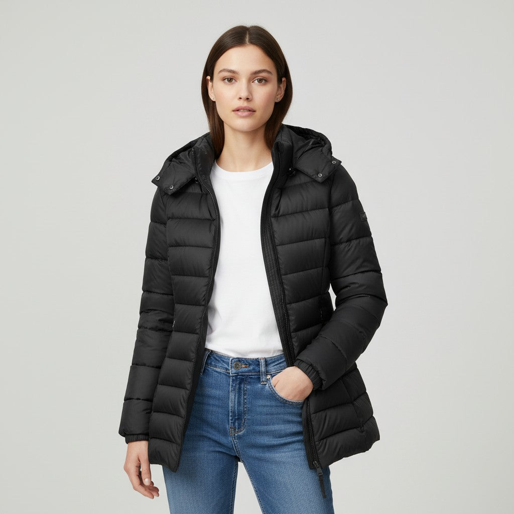 B Unique Fashions Women’s Warm Puffer Down Jacket-B Unique Fashions