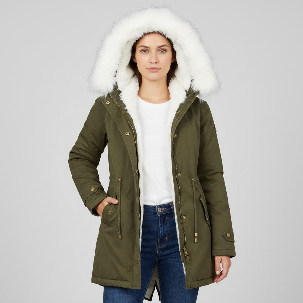 B Unique Fashions Women’s Winter Coat with Hood-B Unique Fashions